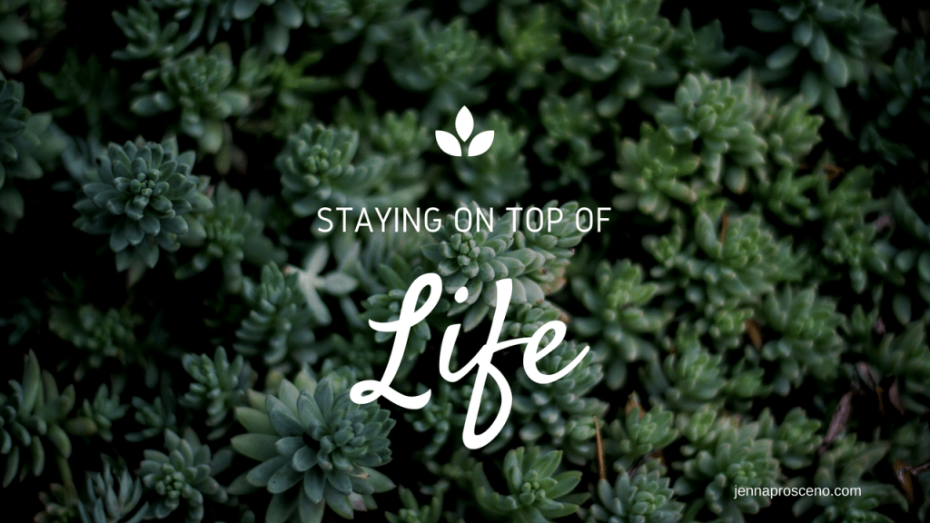 Staying On Top Of Life